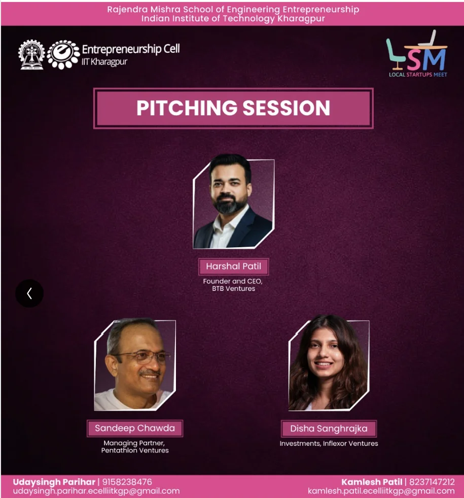 Investor panel at IIT Kharagpur